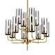 Decaro 12 Light Chandelier Gold - DECARO PE84-GD