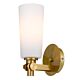 Delmar Wall Light Antique Gold / Opal Matt - DELMAR WB-AGOM