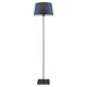 Devon Floor Lamp Graphite / Blue - Devon FL-BLBK