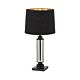 Dorcel 1 Light Table Lamp Black / Smoke - Dorcel TL-BKSM