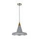 Ekland 1 Light Pendant Grey / Oak - EKLAND PE35-GY