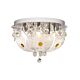 Elanza 40cm 5 Light Semi-Flush Mount Chrome - ELANZA CTC40-WH