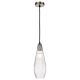 Elkin 1 Light Pendant Nickel / Clear - ELKIN PE12-NKCL