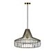 Elmas 1 Light Pendant Large Antique Brass - ELMAS PE42-ABCL