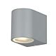Eos 1 Light 240V GU10 Wall Pillar Light Silver - EOS EX1-SL