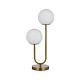Eterna 2 Light Table Lamp Antique Gold / Opal - ETERNA TL2-AGOM