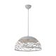 Farina 1 Light Pendant Large White - Farina PE50-WH