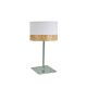Fiona 1 Light Table Lamp with White and Oak Shade - FIONA TL