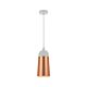 Foil 1 Light Pendant White / Copper - FOIL PE14-WHCP