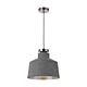 Fredi 1 Light Pendant Large Grey - Fredi PE30-GY