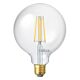 Filament 6W E27 G125 LED Globe Clear / Cool White - GL F.G125.8-CL85