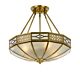 James 4 Light Pendant Antique Brass - JAMES CTC55-AB