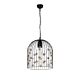 Humbird 1 Light Pendant Small Black / Amber - HUMBIRD PE30-BK