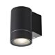 Kman 240V GU10 Wall Pillar Light Black - KMAN EX1-BK