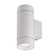 Kman 240V GU10 Up & Down Wall Pillar Light White - KMAN EX2-WH