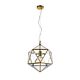 Lazlo 1 Light Pendant Small Antique Brass - LAZLO PE30-AB
