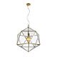 Lazlo 1 Light Pendant Large Antique Brass - LAZLO PE50-AB