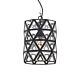 Lewis 1 Light Pendant Small Black - LEWIS PE20-BK