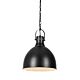 Market 1 Light Pendant Matt Black - MARKET PE31-BK