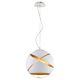 Matrix 1 Light Pendant Medium White / Gold - MATRIX PE30-WHGD