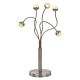 Mindel 12.5W Dimmable LED Table Lamp Nickel Frost / Warm White - MINDEL TL5-NK