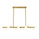 Moran 14 Light Pendant Antique Gold / Opal Matt - MORAN PE14-AGOP
