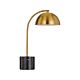 Ortez Table Lamp Black Marble / Antique Gold - Ortez TL-BKAG