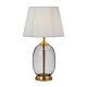 Perla Table Lamp Antique Gold / Smoke - PERLA TL-IVGR