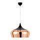 Polk 1 Light Pendant Large Black / Copper - POLK PE46-BKCP