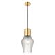Rene Single Pendant Antique Gold / Clear - RENE PE20-CLAG