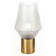 Rene Table Lamp Antique Gold / Clear - RENE TL20-CLAG