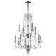Rhine 12 Light Chandelier Chrome - RHINE PE12-CH