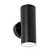 Riva 8 Watt Up & Down LED Wall Pillar Light Black / Cool White - RIVA EX2LED-BK
