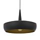 Sabra 1 Light Pendant Black / Gold - SABRA PE45-BKGD