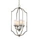 Saltram 4 Light Pendant Nickel - SALTRAM PE4-NK