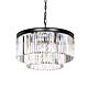 Serene 9 Light Two Levels Round Crystal Pendant - SERENE PE09-BK