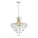 Sienna 8 Light Chandelier Large Gold - SIENNA PE71-GD