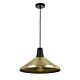 Temo 1 Light Pendant Medium Brass / Black - TEMO PE40-BRSBK