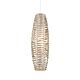 Tribe 1 Light Pendant Large White - Tribe PE28-WH
