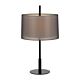 Vale 1 Light Table Lamp Black - VALE TL-BK