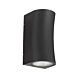 Vita 14 Watt Up/Down LED Wall Light Black / Tri-Colour - VITA EX2-BK