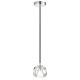 Zaha 1 Light 3W LED Pendant Chrome / Warm White - ZAHA PE01-CHCR