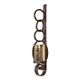 Falconara 1 Light Wall Sconce Rustic Brown - 19850