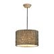 Knotted Rattan 3 Light Ivory Pendant - 21105