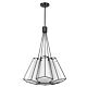 Kiruna 6 Light Pendant Textured Black - 21509