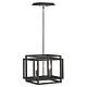 Quadrangle 2 Light Pendant Sand Black - 21529