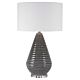 Carden Table Lamp Smoke Grey - 28273
