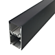 BLK ALU PROFILE W INNER TRAY OPAL MATTE DIF 2M/PC VB-ALP5075-2M-BLK