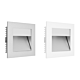 SQ RECESS 1.2W LED WALL LT-WHT TRIM 2CCT (3K/4K) c/w 350mA DRIVER VBL-E01-CCT-DF