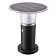 3.7W LED SOLAR BOLLARD BLK 280MM 2CCT (3K/6500K) C/W SPIKE VBLBOS-014A-4-CCT